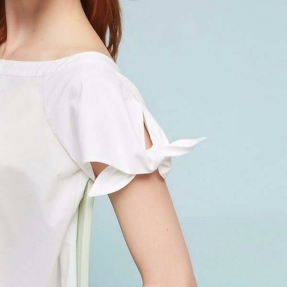 Anthropolgie Corey Lynn Calter White Poplin Top - Picture 2 of 8